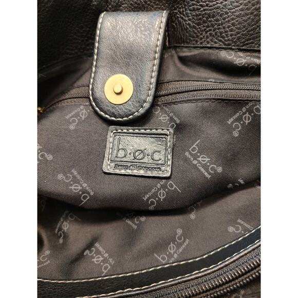 BOC Gray Dove & Black Cronton Exclusive Tote Bag Purse Handbag - Picture 3 of 5